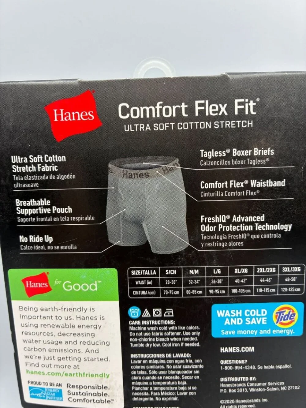 Hanes three pack